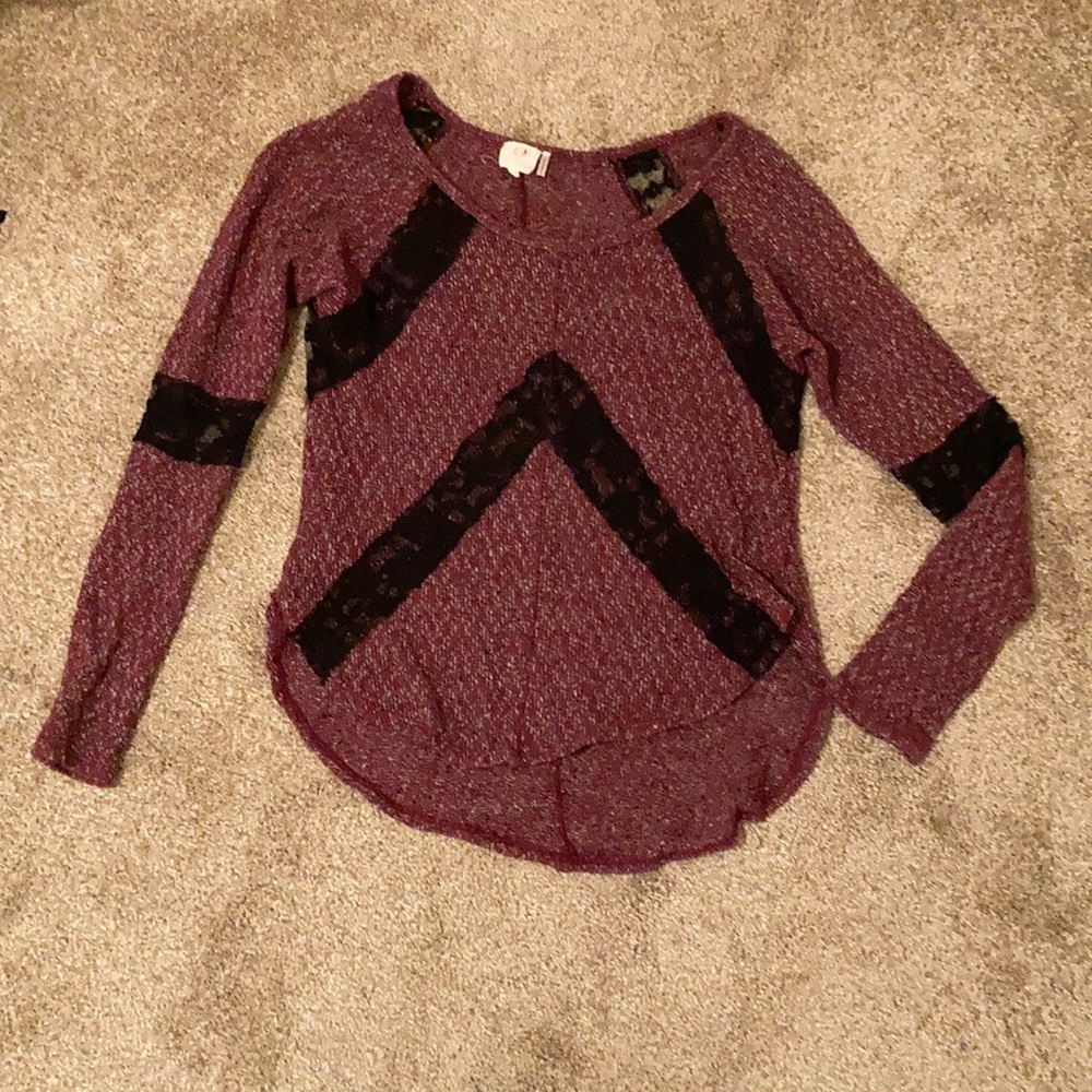 Burgundy Sweater